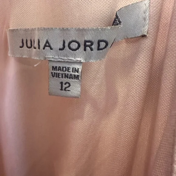 Julia Jordan Mock Neck Tiered Halter Maxi Dress | Size 12 - Picture 8 of 10